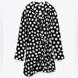 Zara Polka Dot Wrap Dress